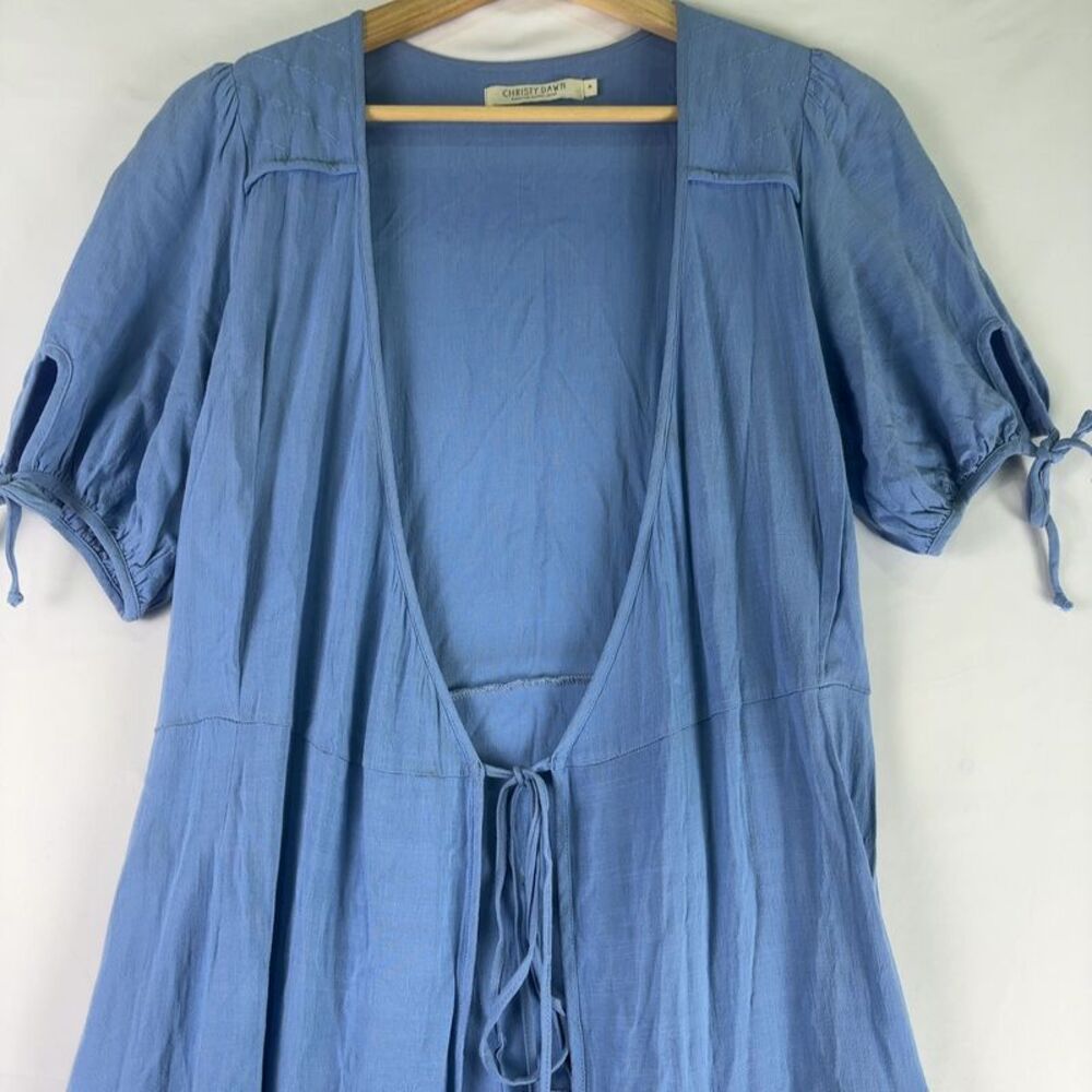 Christy Dawn Blue Wrap Dress - Picture 12 of 14